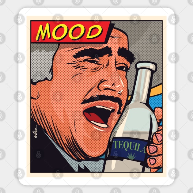 Vicente Fernandez Mood Sticker by Sauher